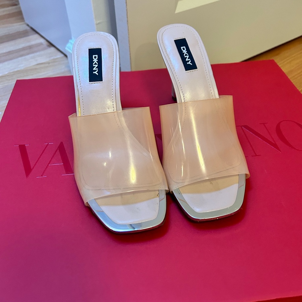 DKNY heels shoes sandals, size 8